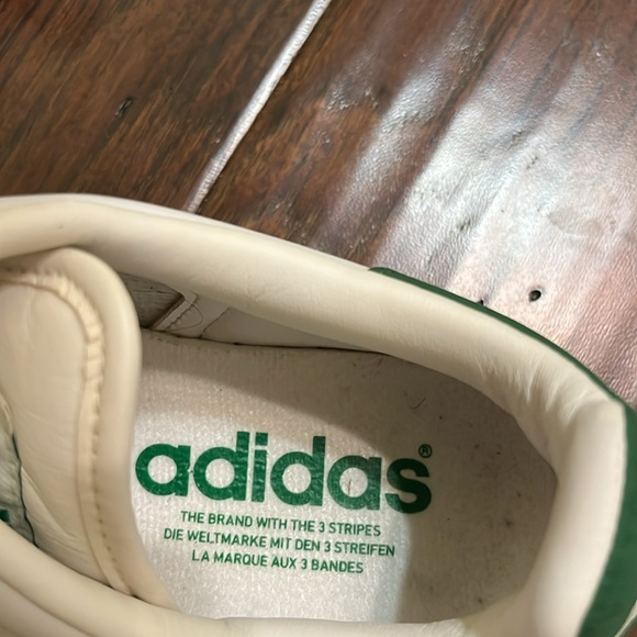 Adidas Stan Smith Green Back Tennis Shoes Size 7 - Picture 6 of 10